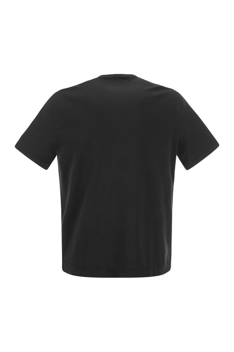 クルーネック コットン Tシャツ