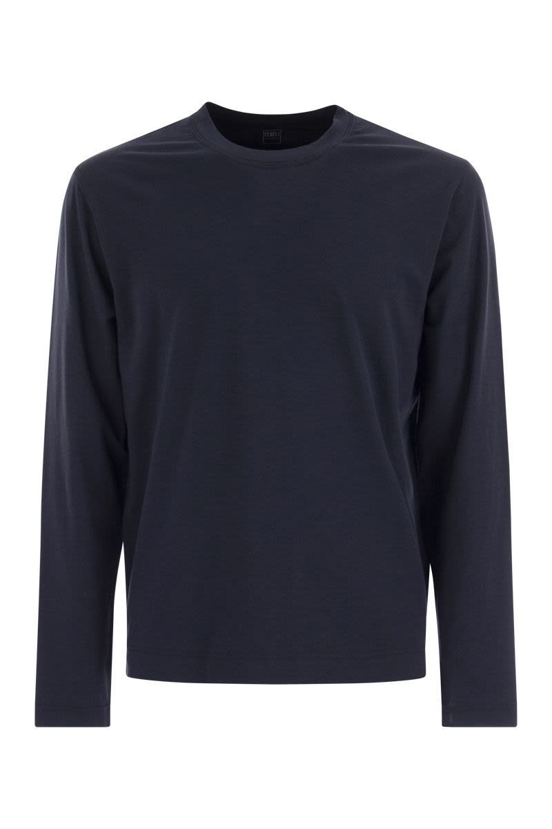 エクストリーム クルーネック Tシャツ ウィズ ロング スリーブ