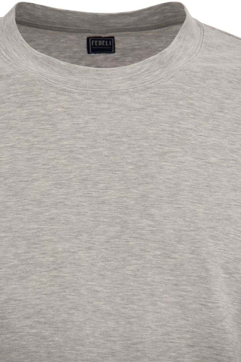 クルーネック Tシャツ ロング スリーブ
