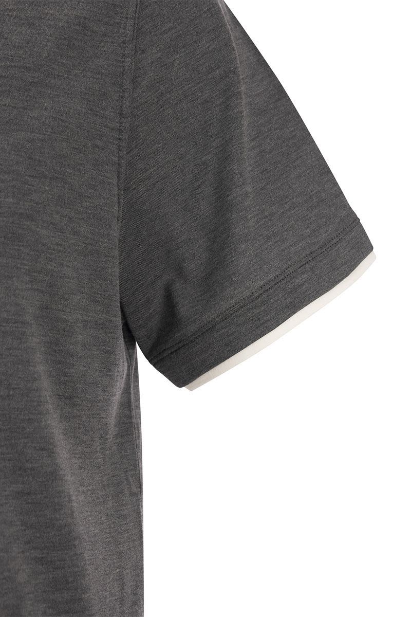 シルク アンド コットン Tシャツ