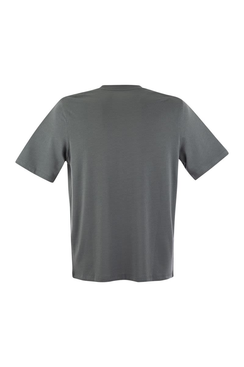 ショートスリーブ Tシャツ イン リヨセル アンド コットン