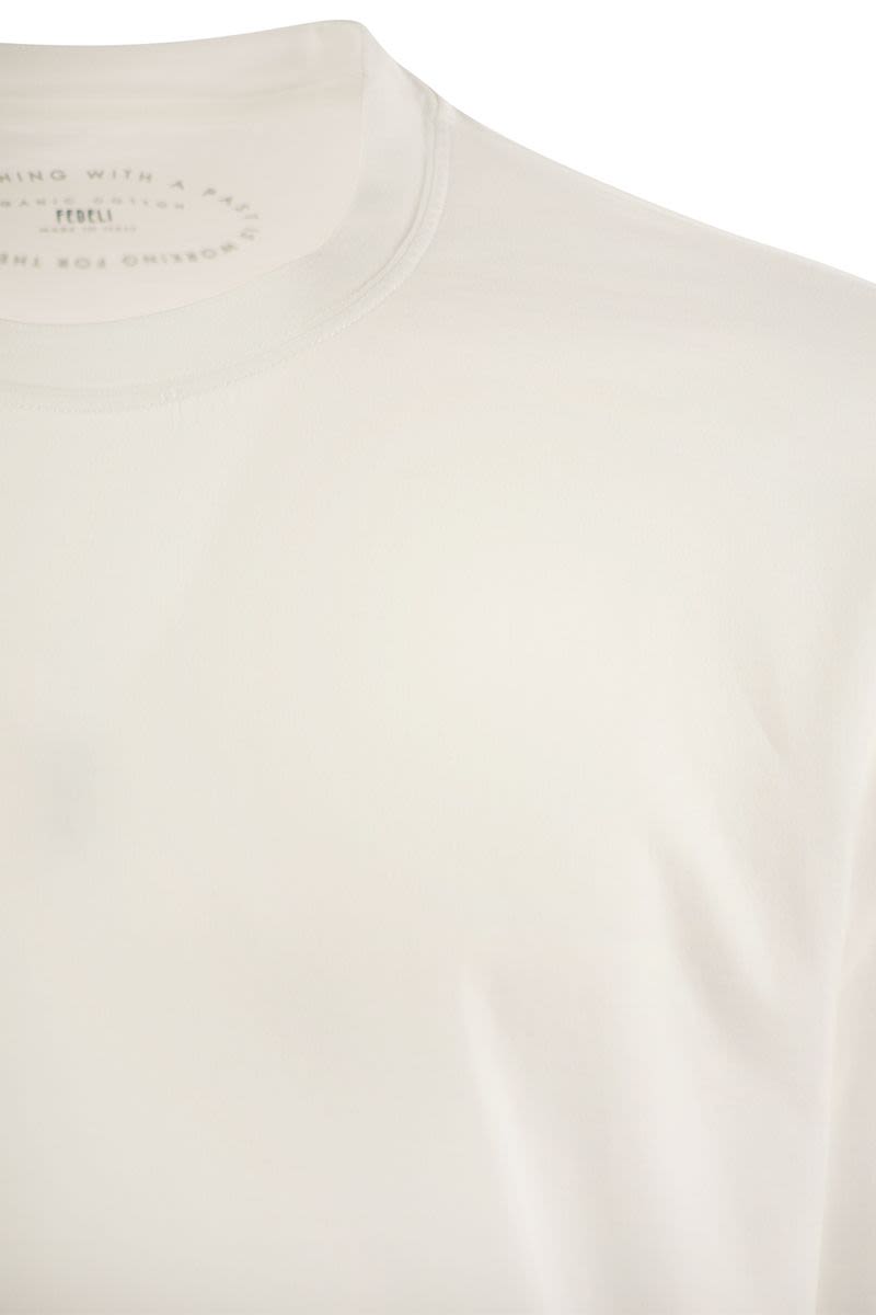 コットン クルーネック Tシャツ