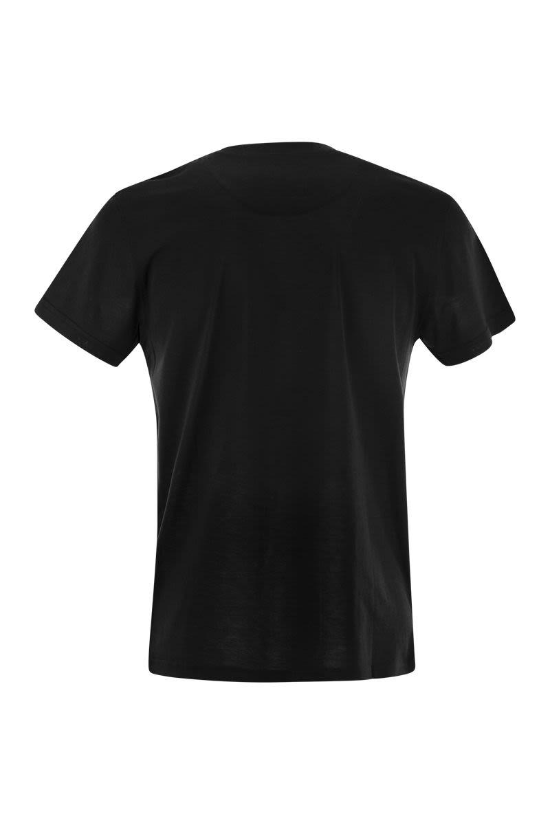 シルク アンド コットン Tシャツ