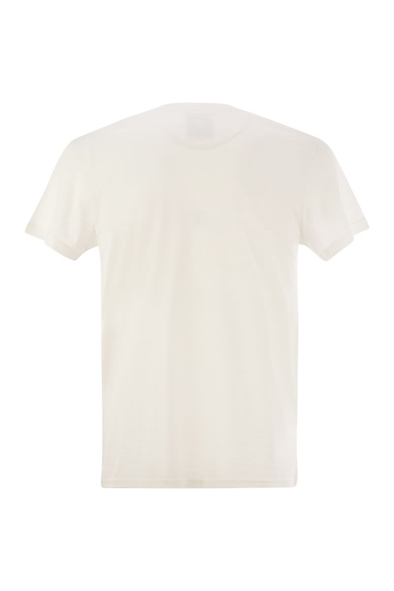 シルク アンド コットン Tシャツ