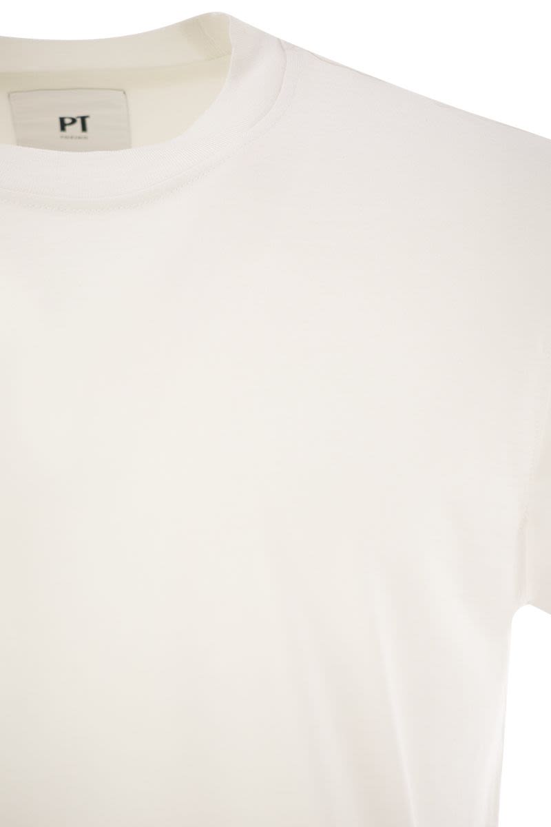 シルク アンド コットン Tシャツ