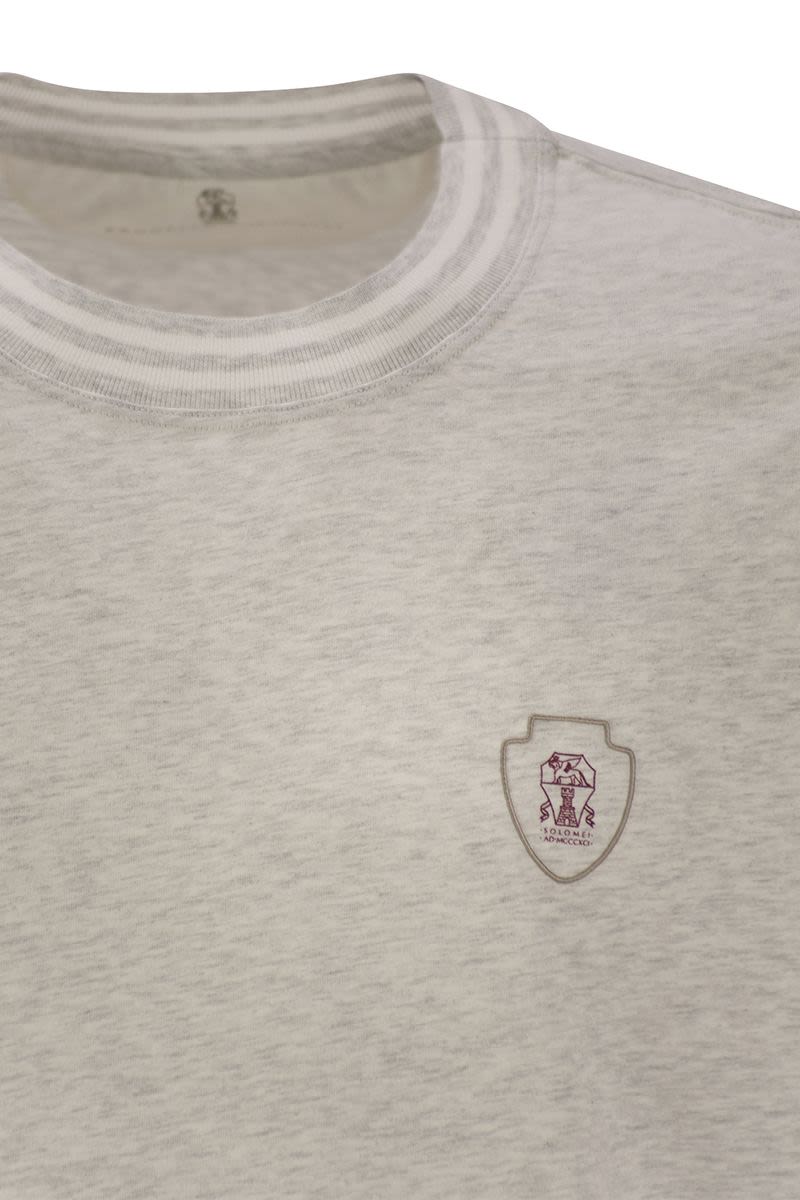 コットン Tシャツ ウィズ プリント ロゴ