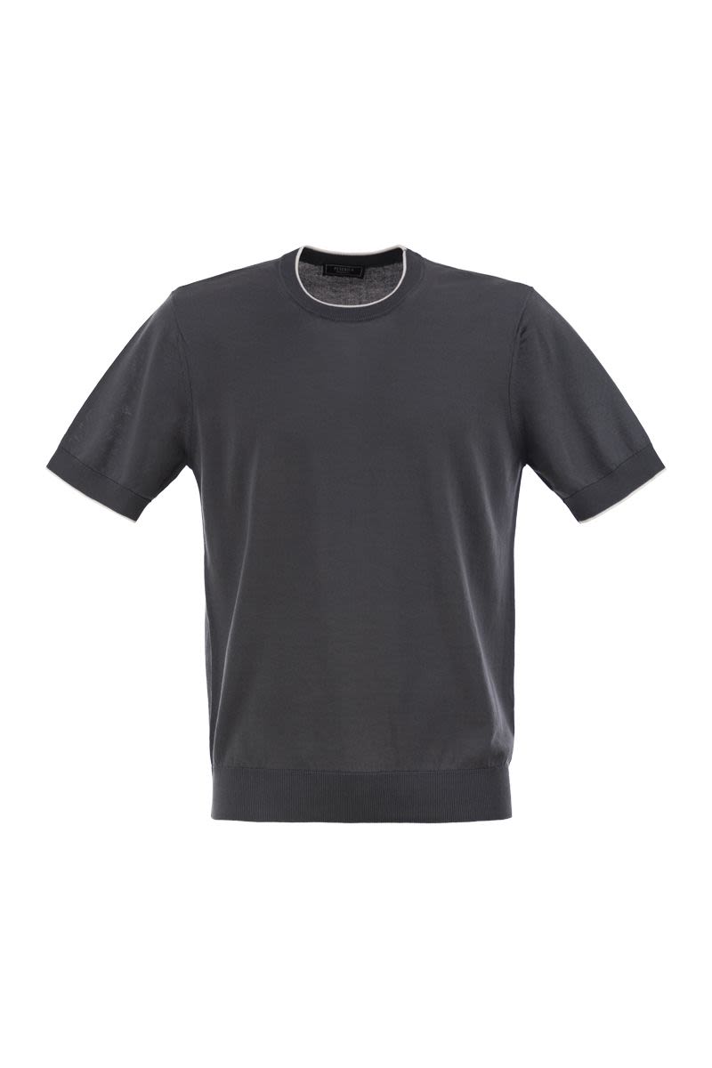 Tシャツ イン ピュア コットン ヤーン