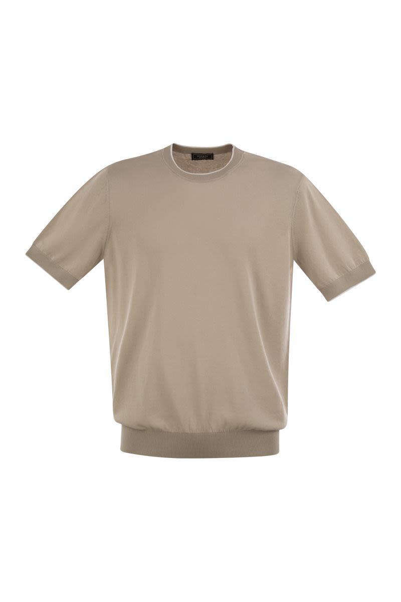 Tシャツ イン ピュア コットン ヤーン