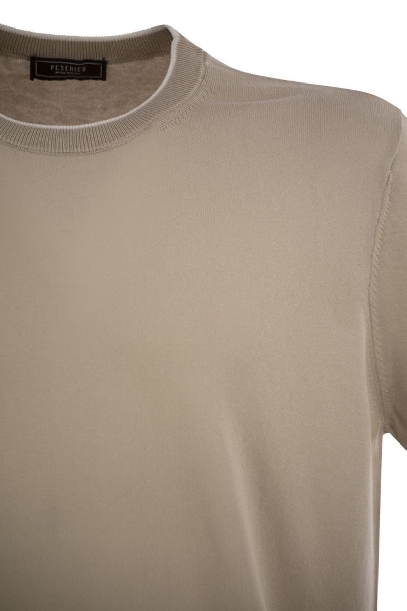 Tシャツ イン ピュア コットン ヤーン