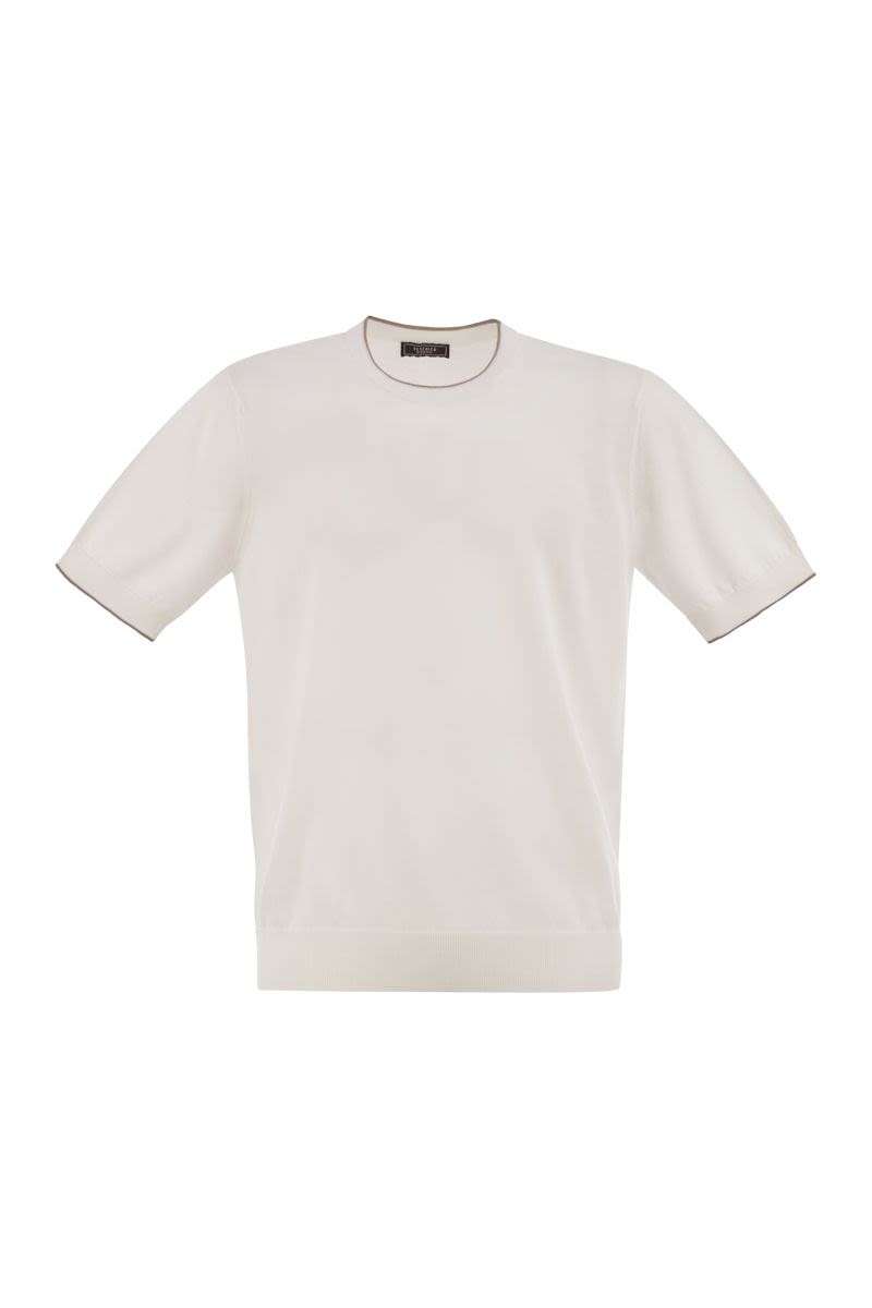 Tシャツ イン ピュア コットン ヤーン