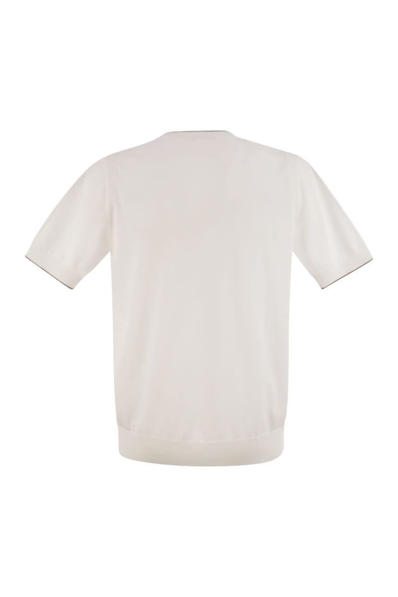Tシャツ イン ピュア コットン ヤーン