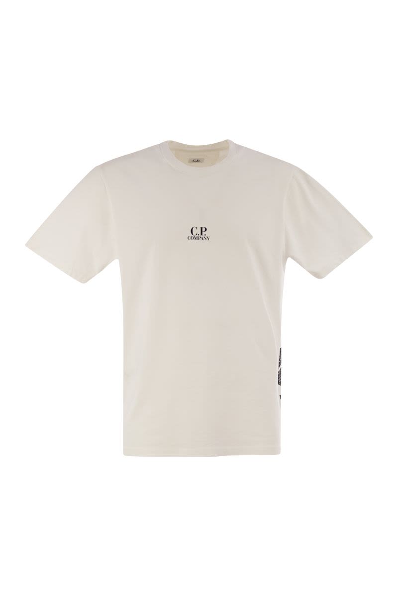 コットン Tシャツ ウィズ プリント オン バック
