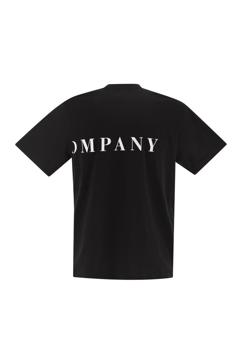 Tシャツ ウィズ ロゴ プリント オン チェスト アンド バック