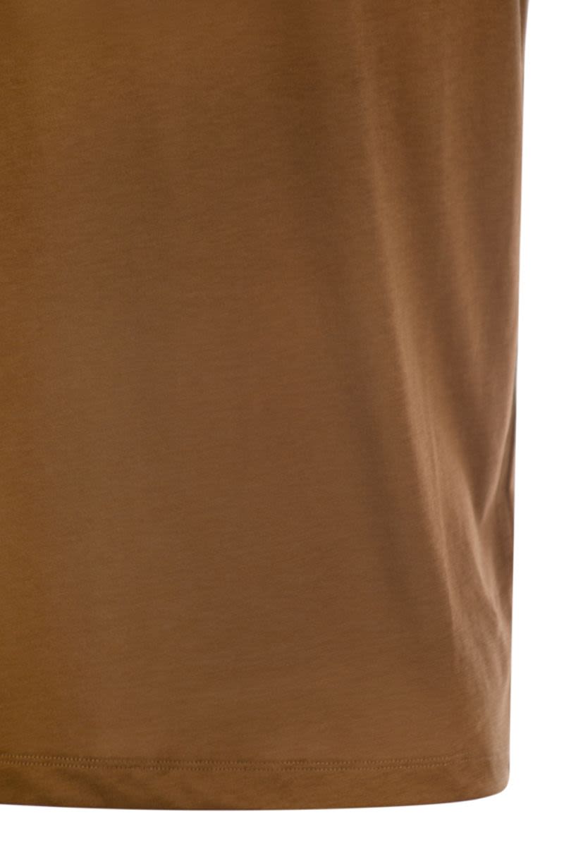 リヨセル クルーネック Tシャツ