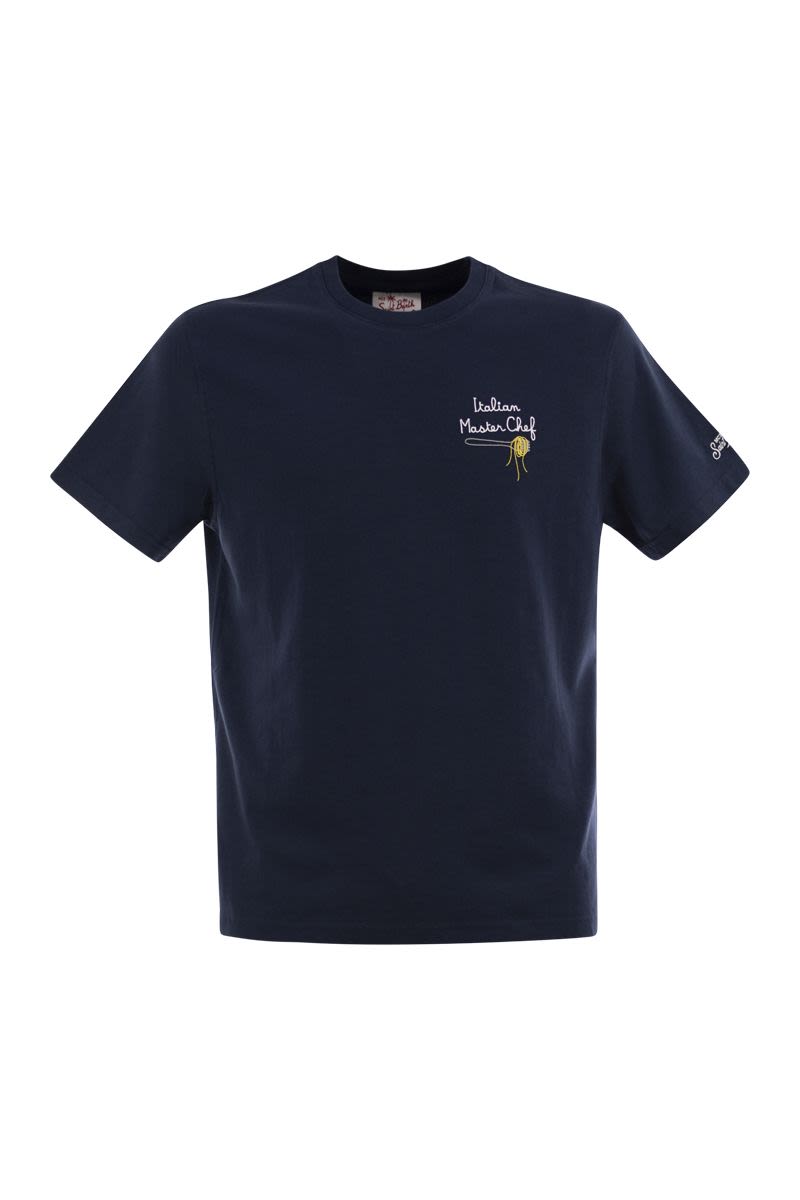 ポルトフィーノ Tシャツ ウィズ チェスト エンブロイダリー