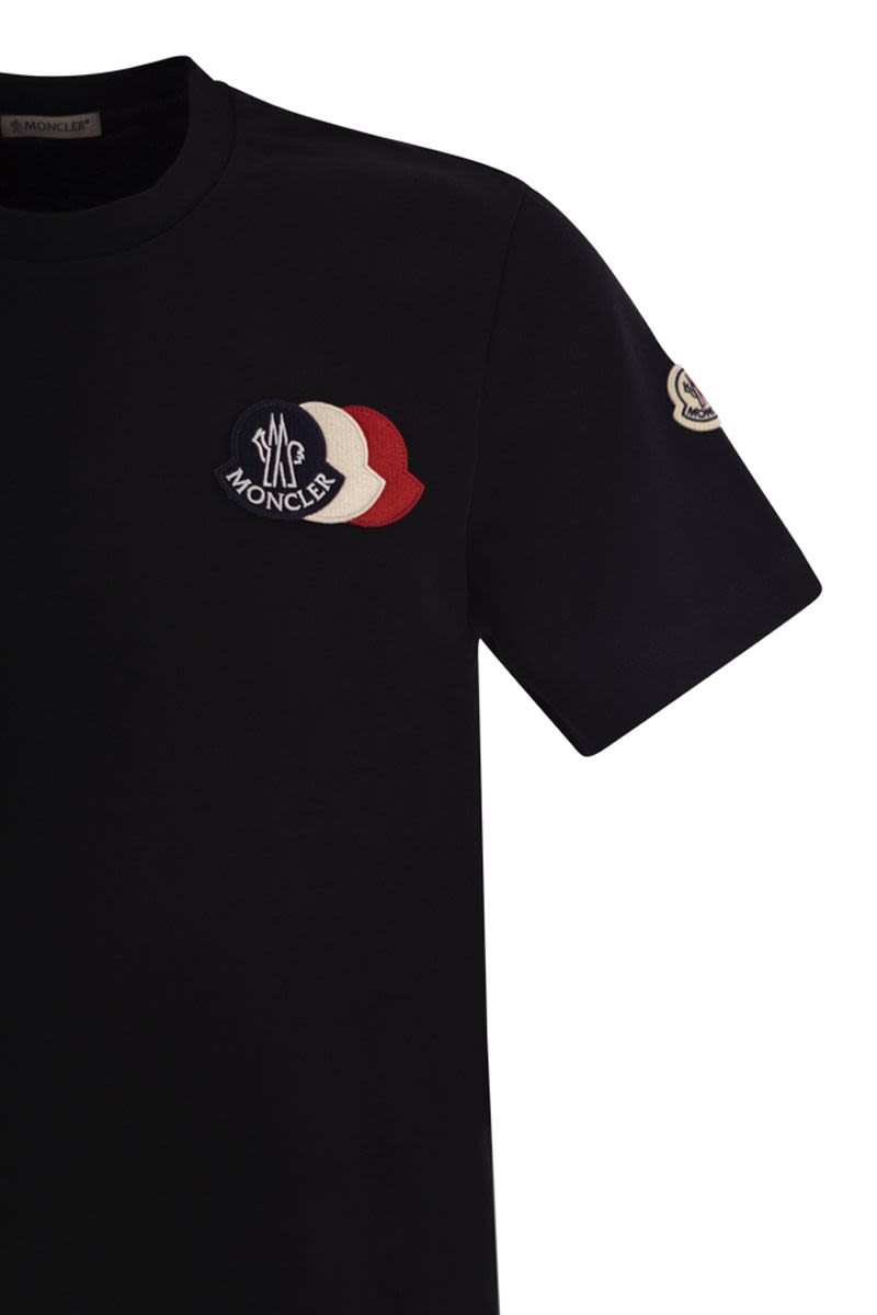 コットン Tシャツ ウィズ エンブロイダード ロゴ