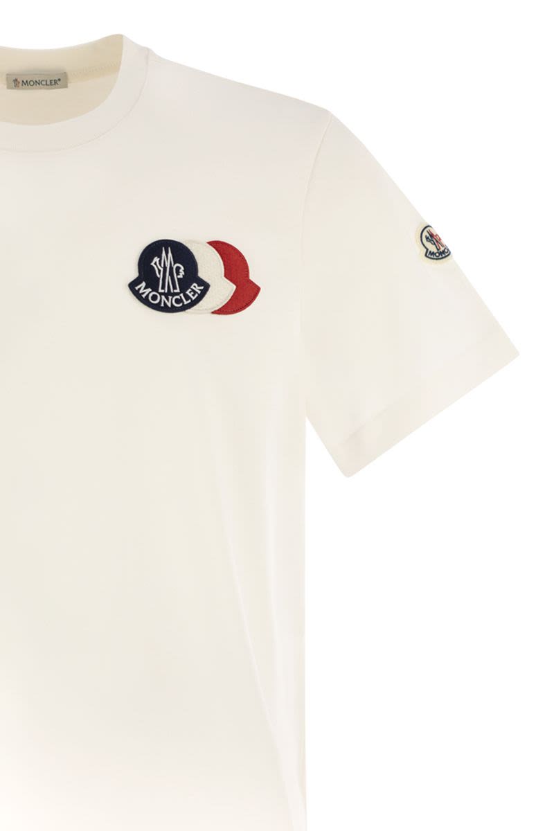 コットン Tシャツ ウィズ エンブロイダード ロゴ