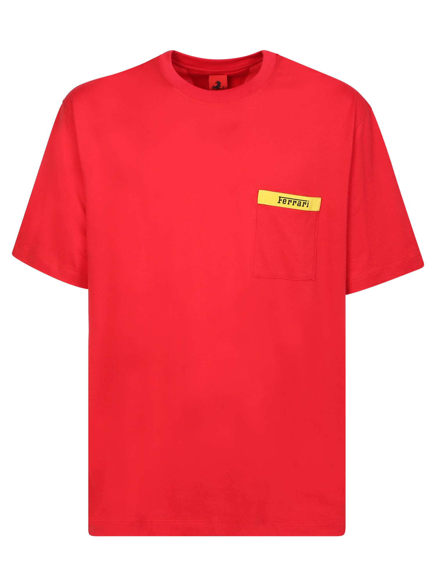 スポーティー コットン ジャージ Tシャツ ウィズ アイコニック レタリング