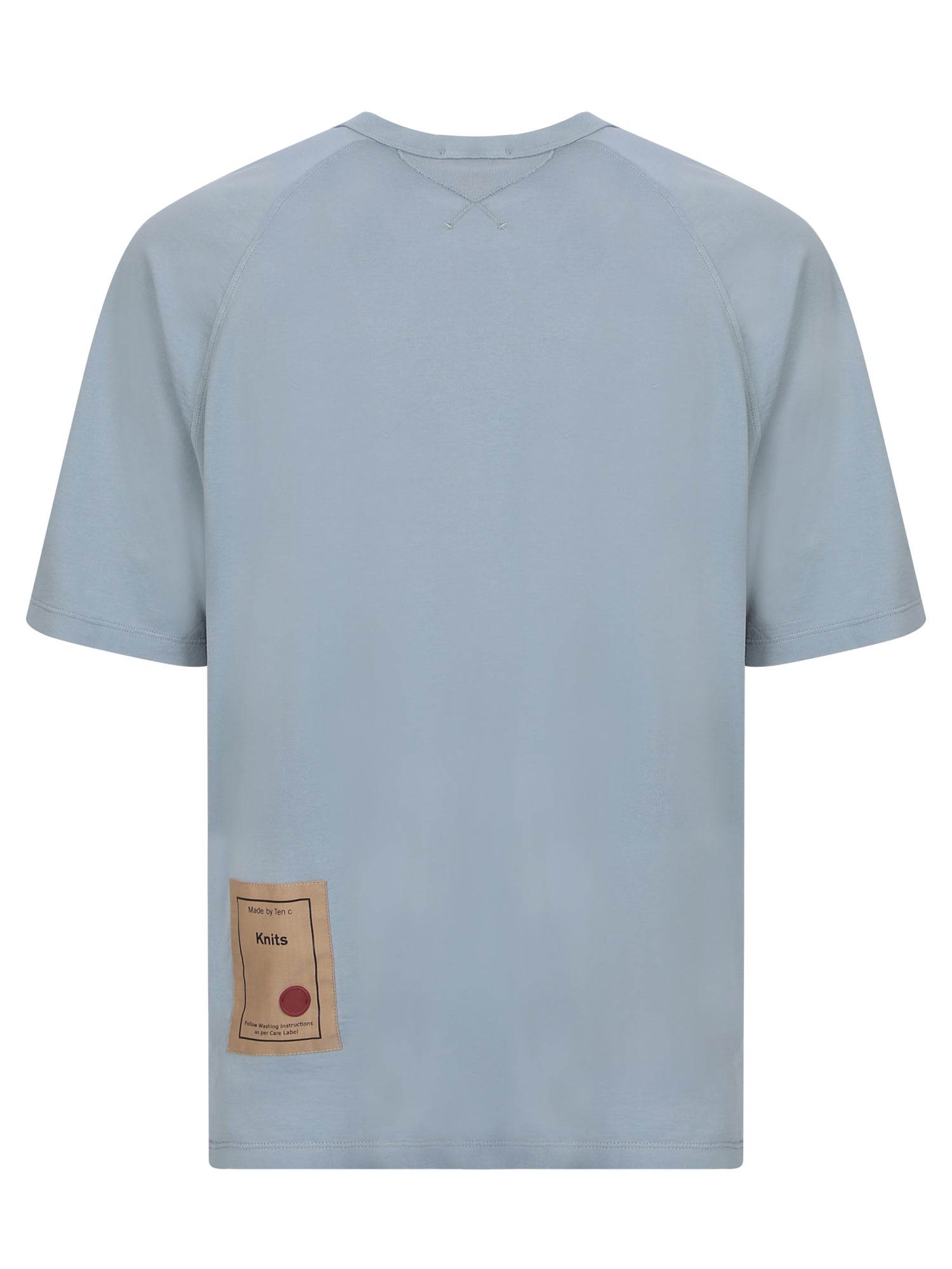 チェスト パッチ ポケット ライト ブルー Tシャツ テン レギュラー フィット イデアル フォー ア バーサタイル アンド カジュアル ルック