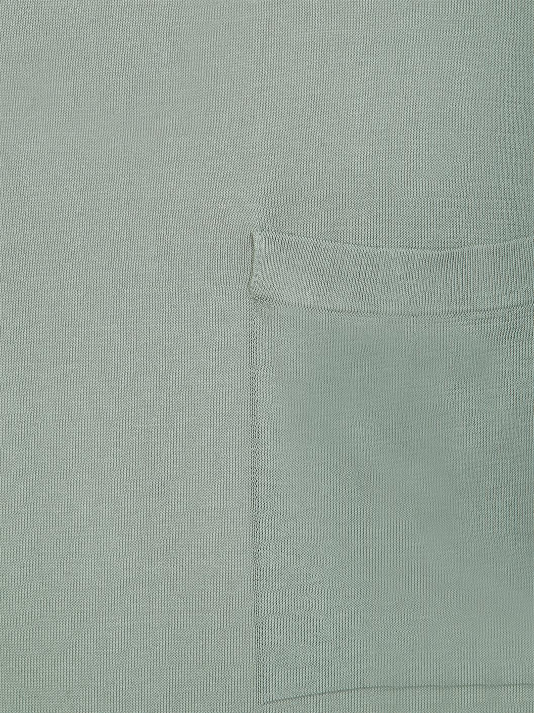 セージ コットン クレープ Tシャツ ミニマル アンド エッセンシャル イデアル フォー ア カジュアル ルック