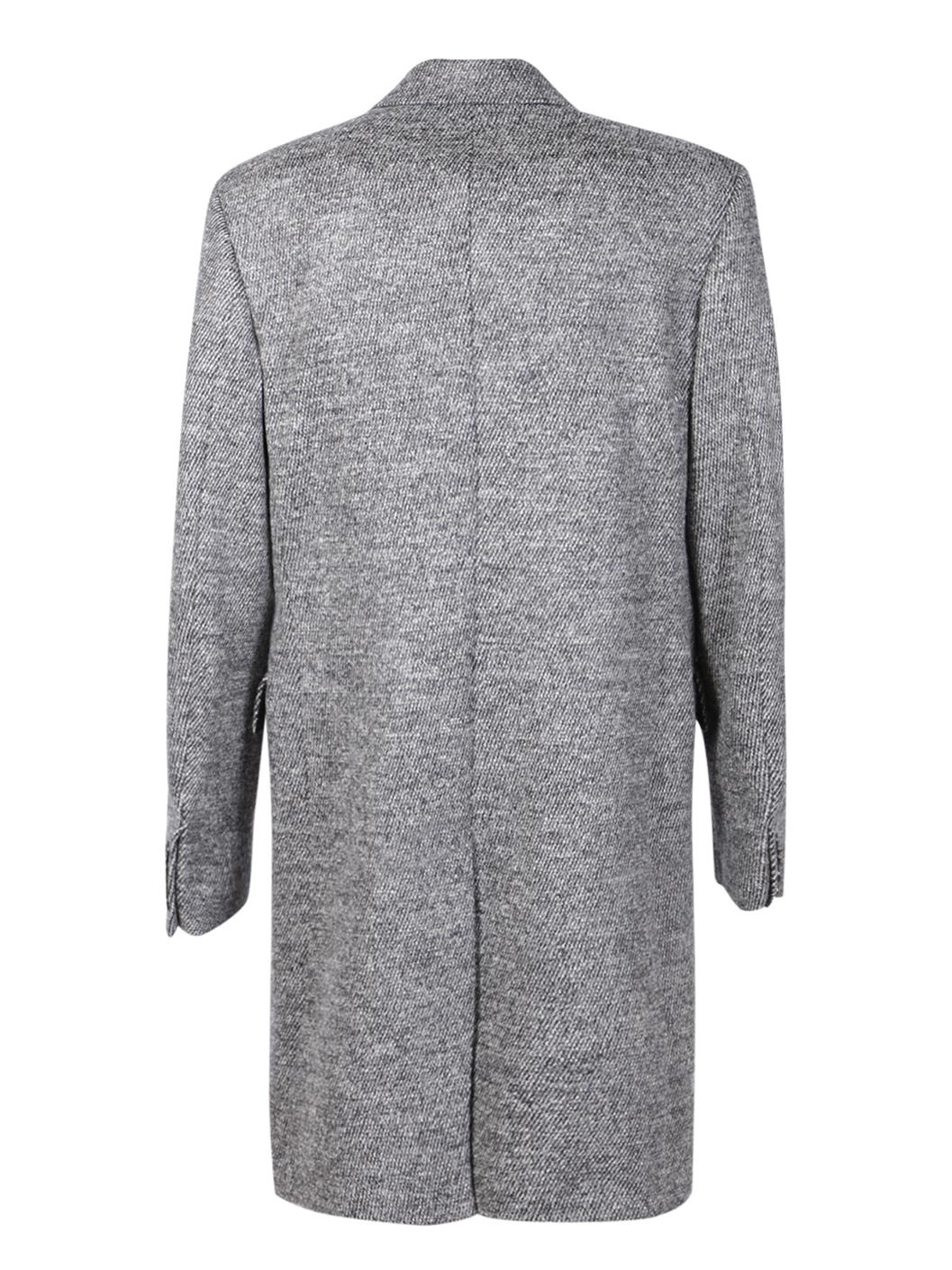 DOLCE & GABBANA コレクション タイムレス アンド シングルブレスト コート カット イン イタリー グレー ウール
