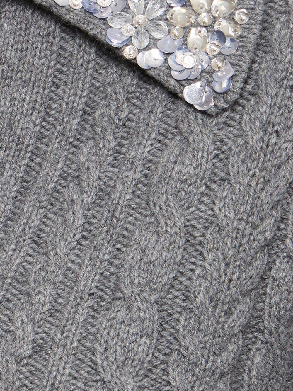 クロップド ニット ポロ