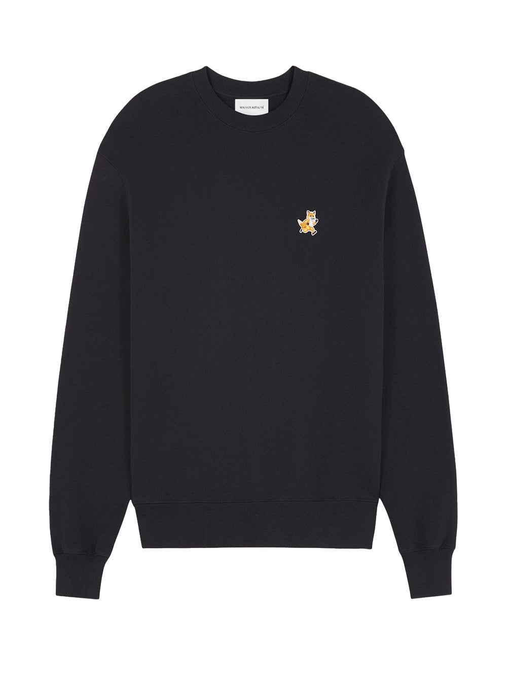 MAISON KITSUNE スウェットシャツ MM00313KM0321-P199_BLACK Maison Kitsune/メゾンキツネ|ロゴ スウェットシャツ