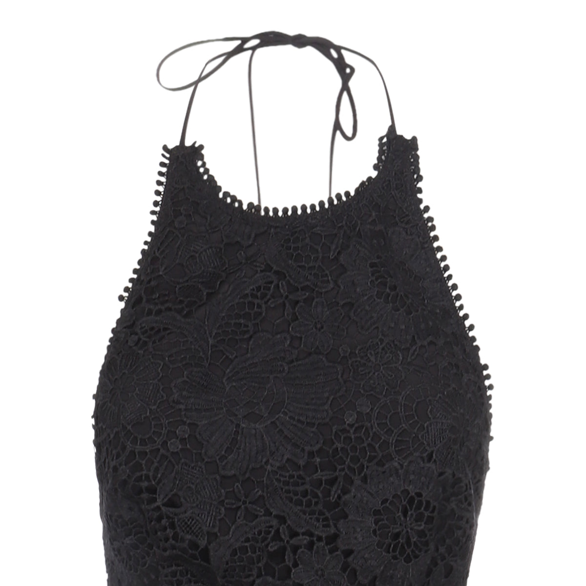 ブラック ストレッチ ロング ドレス