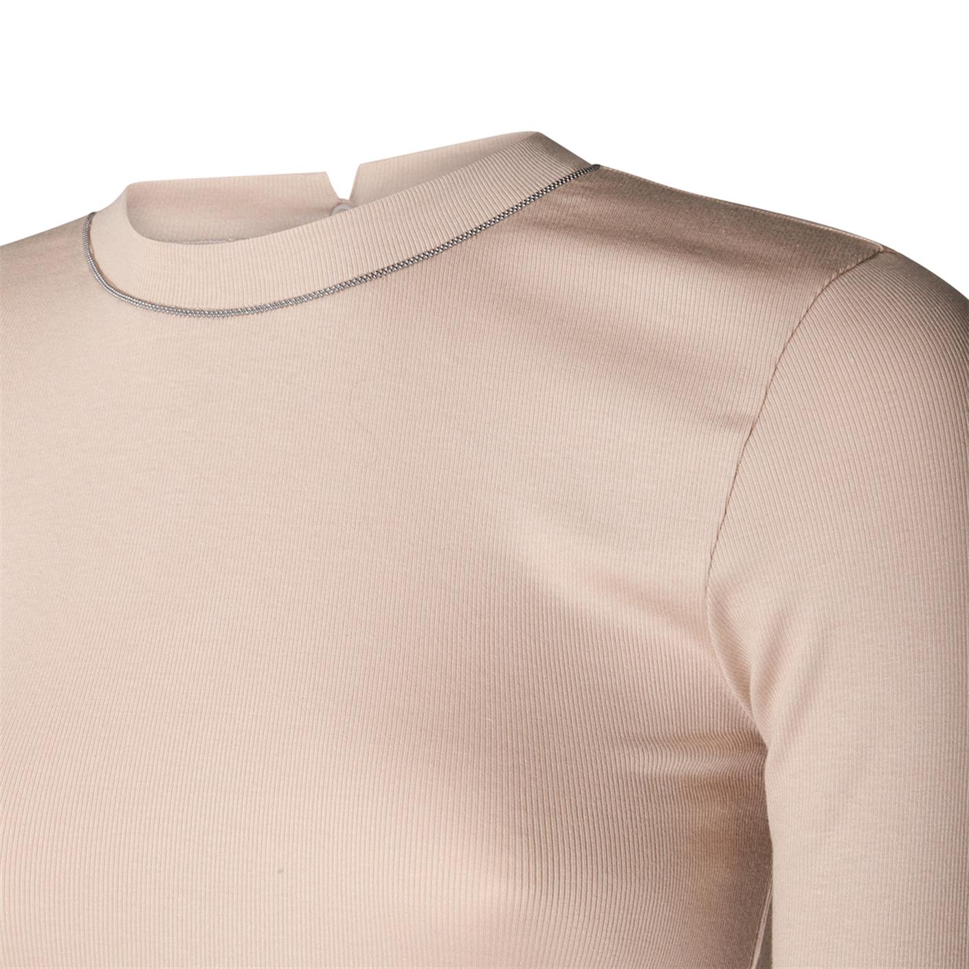 ホワイト コットン ストレッチ Tシャツ