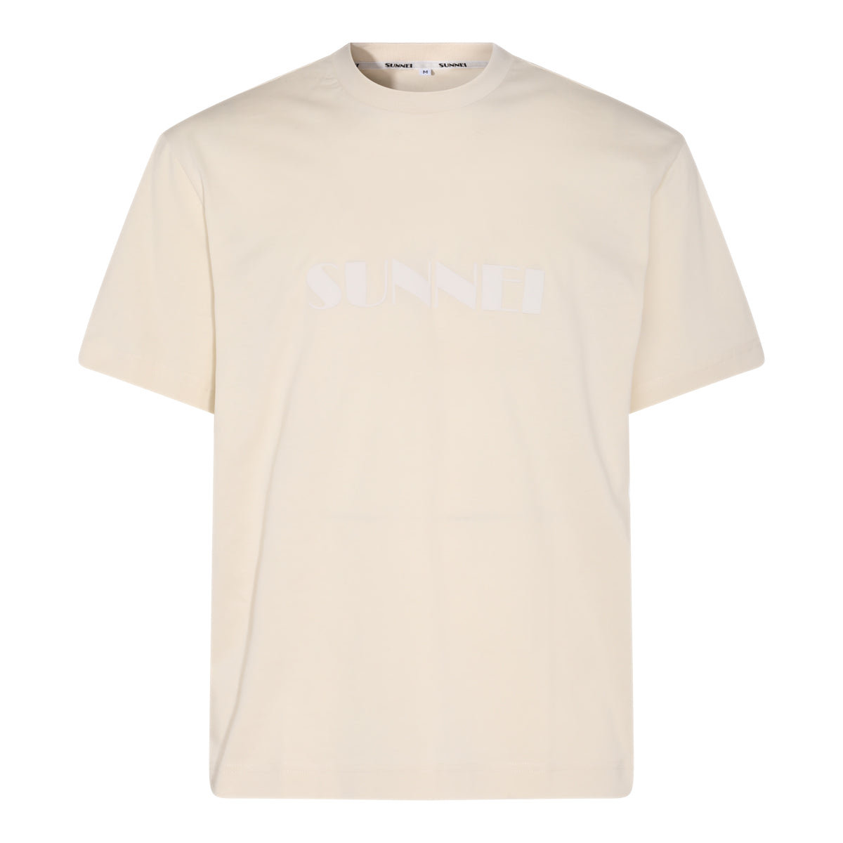 ライト ベージュ コットン Tシャツ