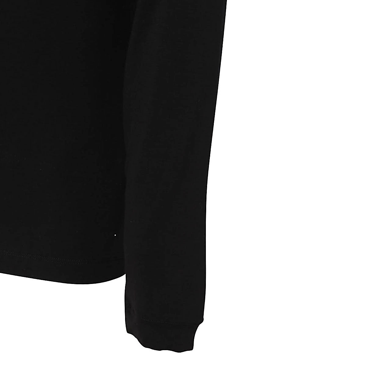 ブラック ビスコース ブレンド Tシャツ