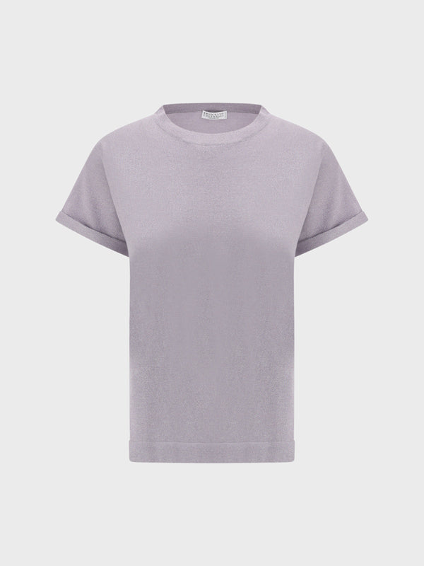 カシミア グリッター Tシャツ