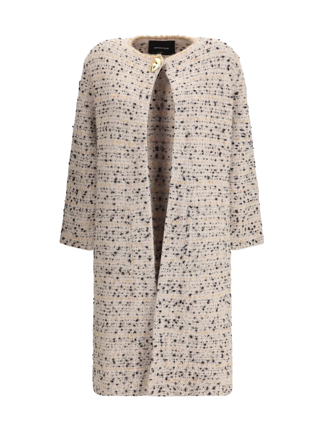 ロング ニット ジャケット