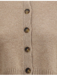 カシミア クロップ カーディガン