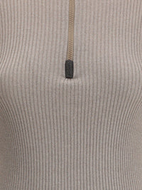 ジップ ハイ ネック トップ