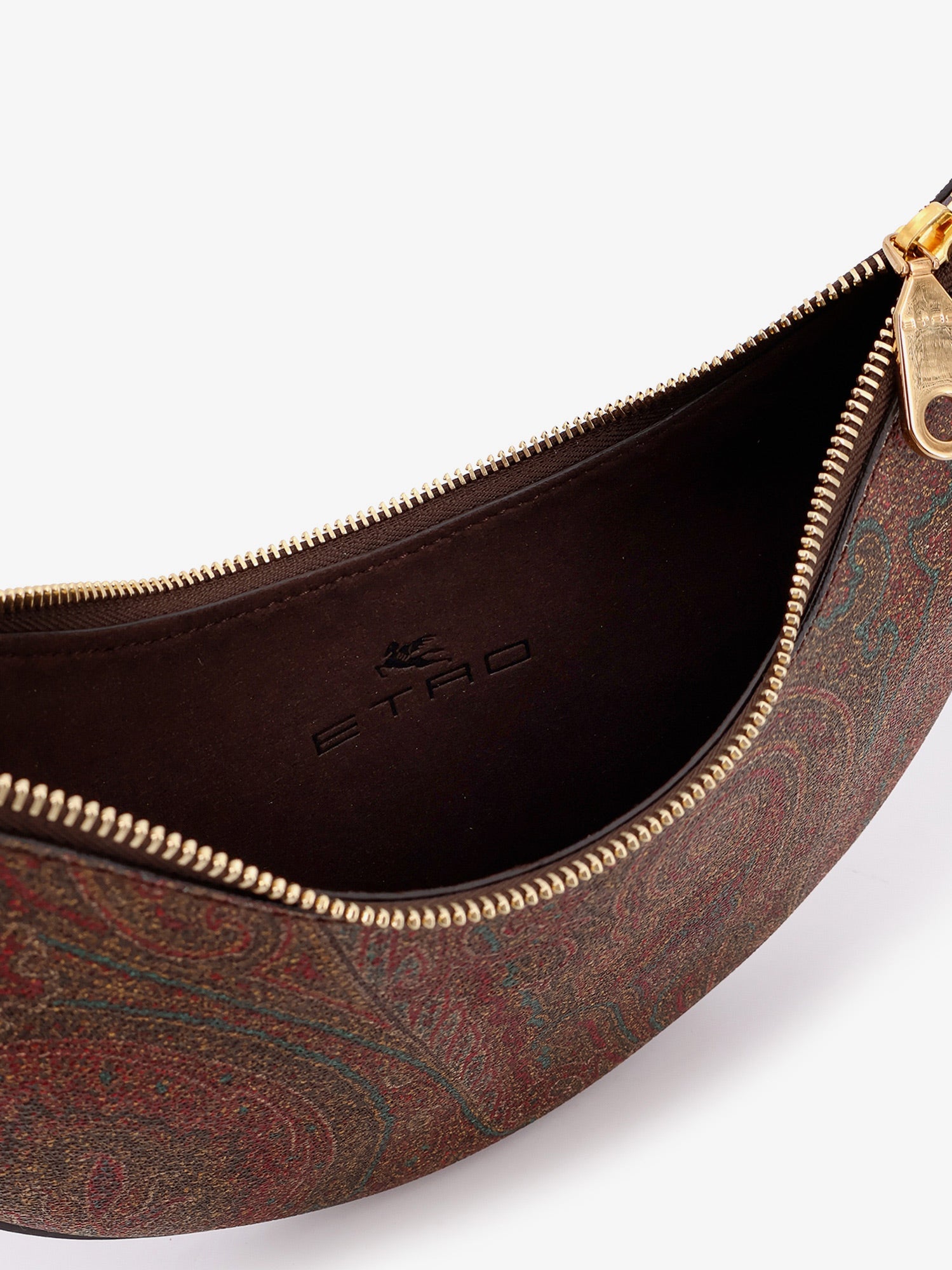 エトロ エッセンシャル HOBO ペイズリー ジャカード ファブリック ショルダー バッグ