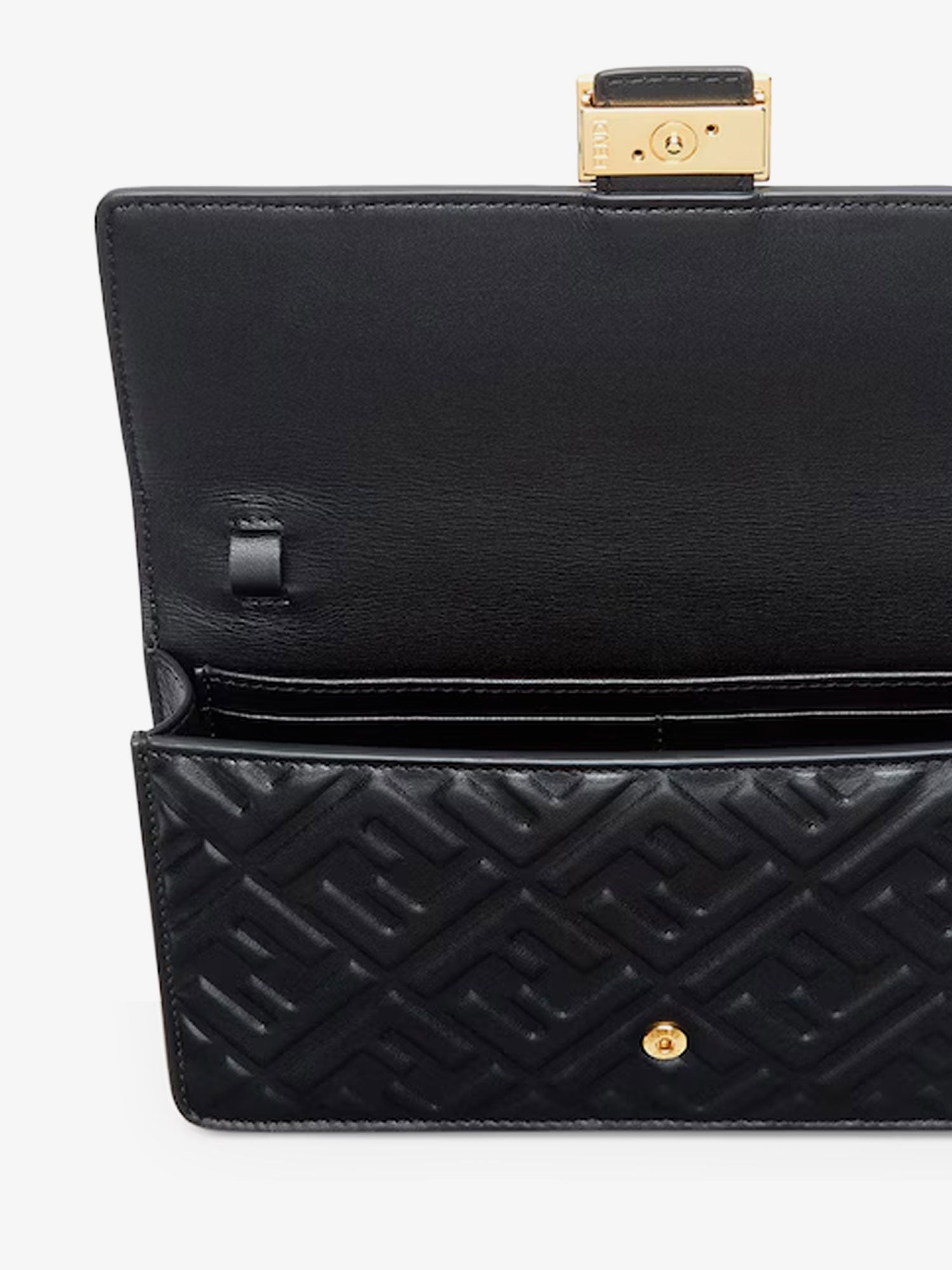 バゲット ウォレット オン チェーン レザー ショルダー バッグ ウィズ FF モチーフ