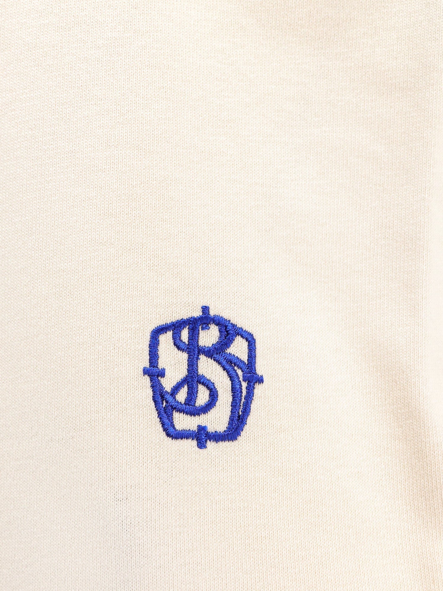 コットン Tシャツ ウィズ フロンタル エンブロイダリー