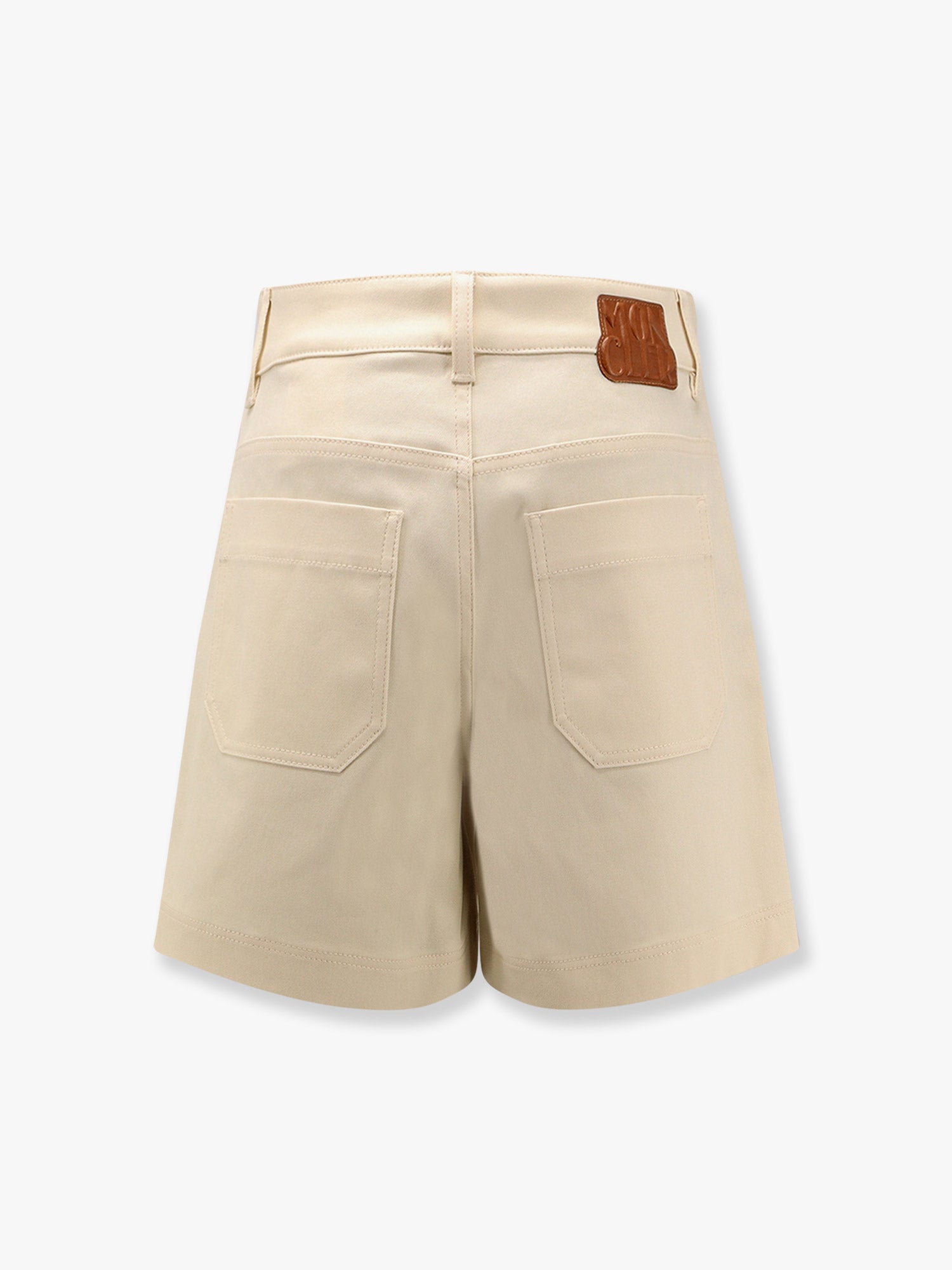 ストレッチ コットン ショーツ ウィズ マキシ ロゴ パッチ