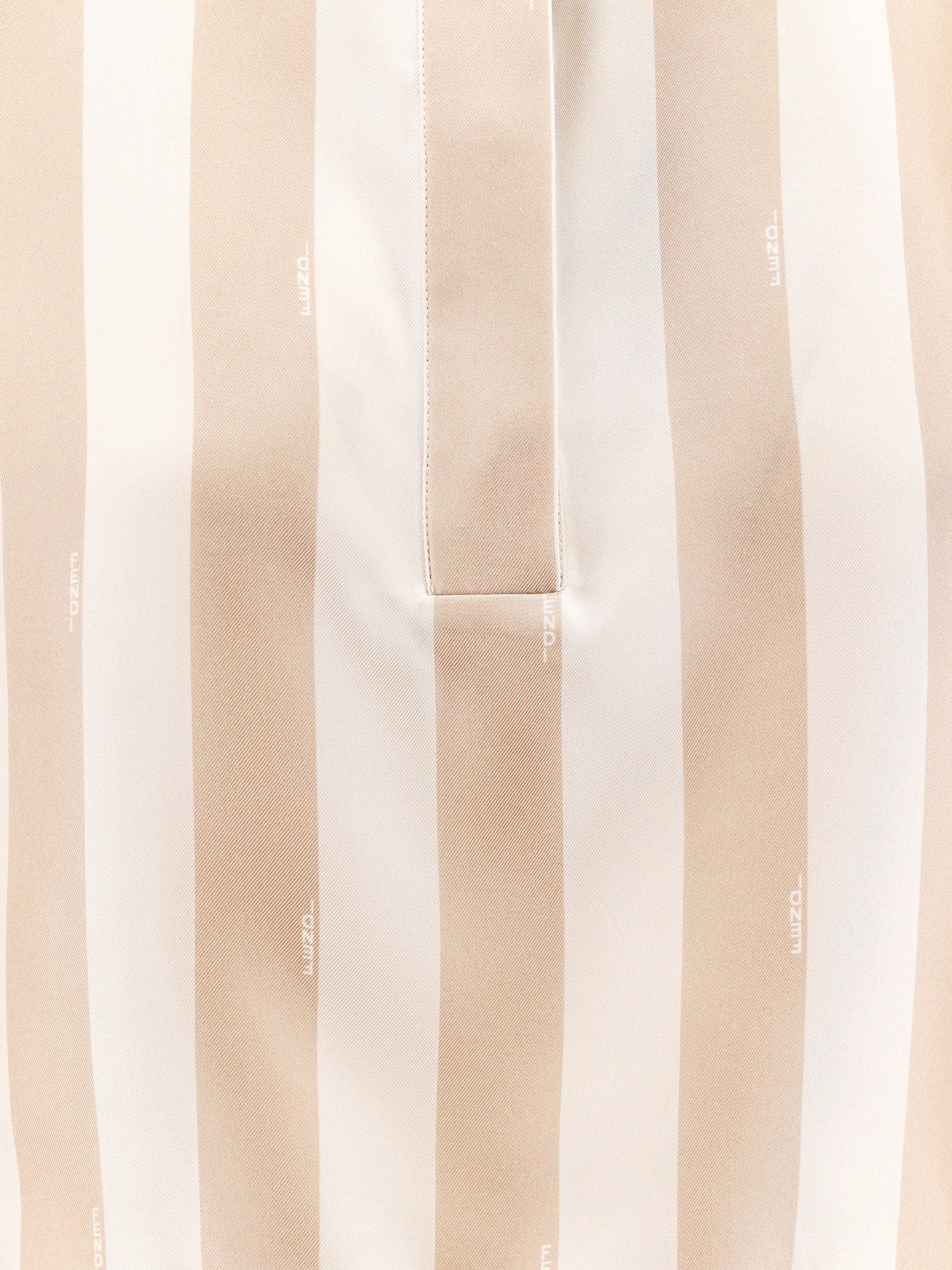 クロップ フィット シルク シャツ