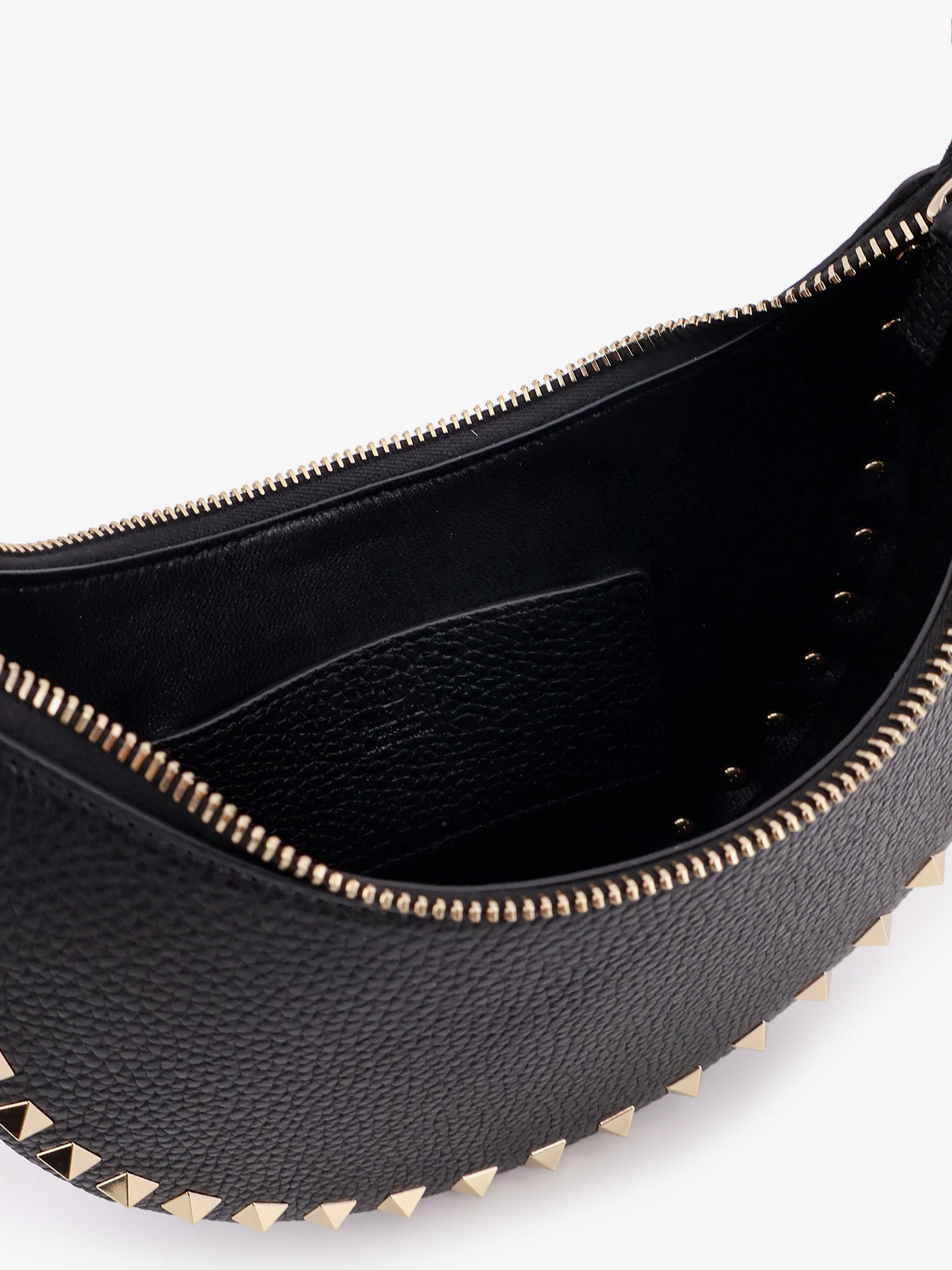 ヴァレンティノ ガラヴァーニ ロックスタッド レザー ミニ HOBO バッグ
