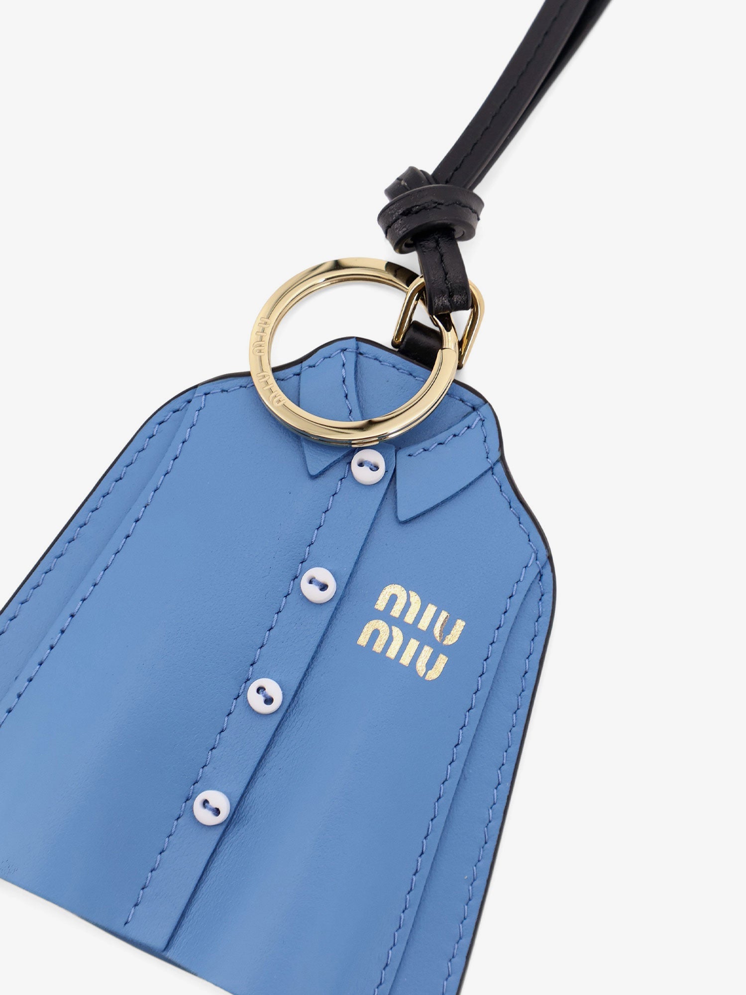 MIU シャツ レザー キー リング
