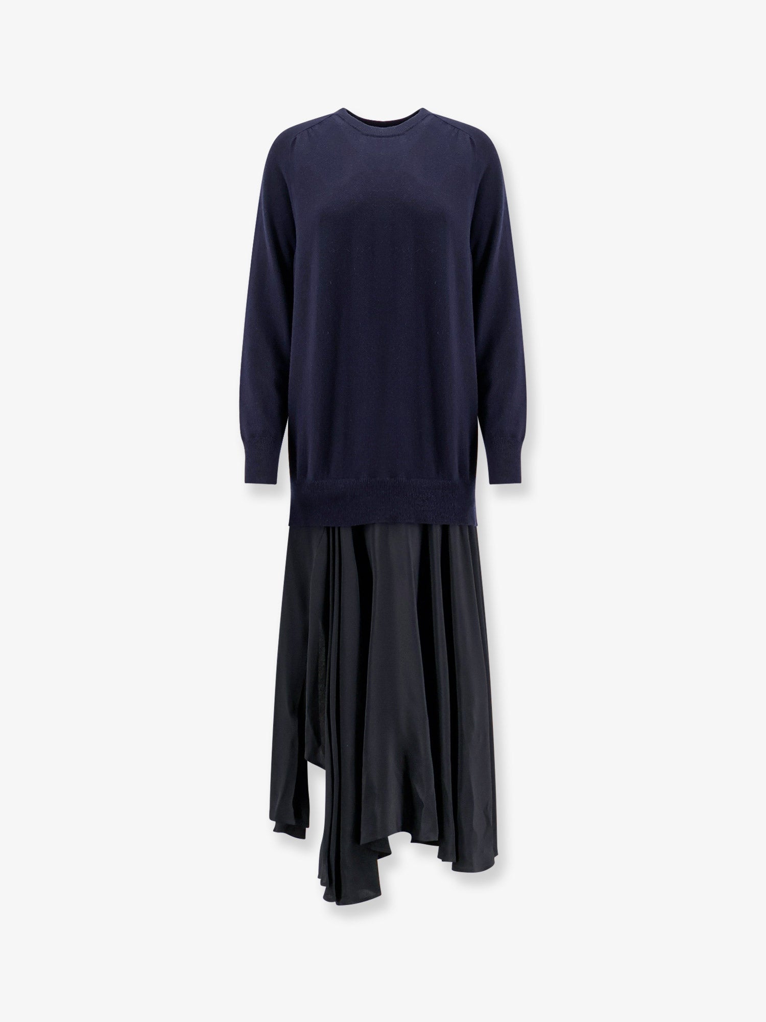 リサイクル カシミア ブレンド ロング ドレス