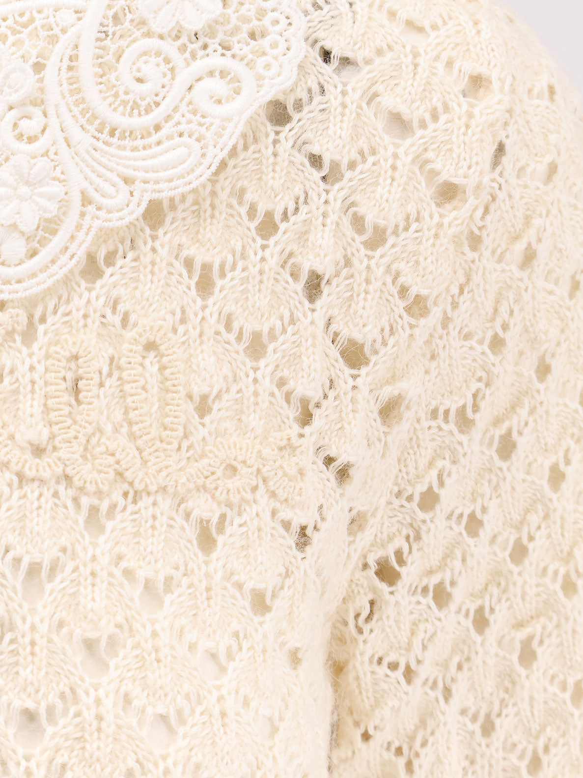 'Cotton, alpaca and silk top'
