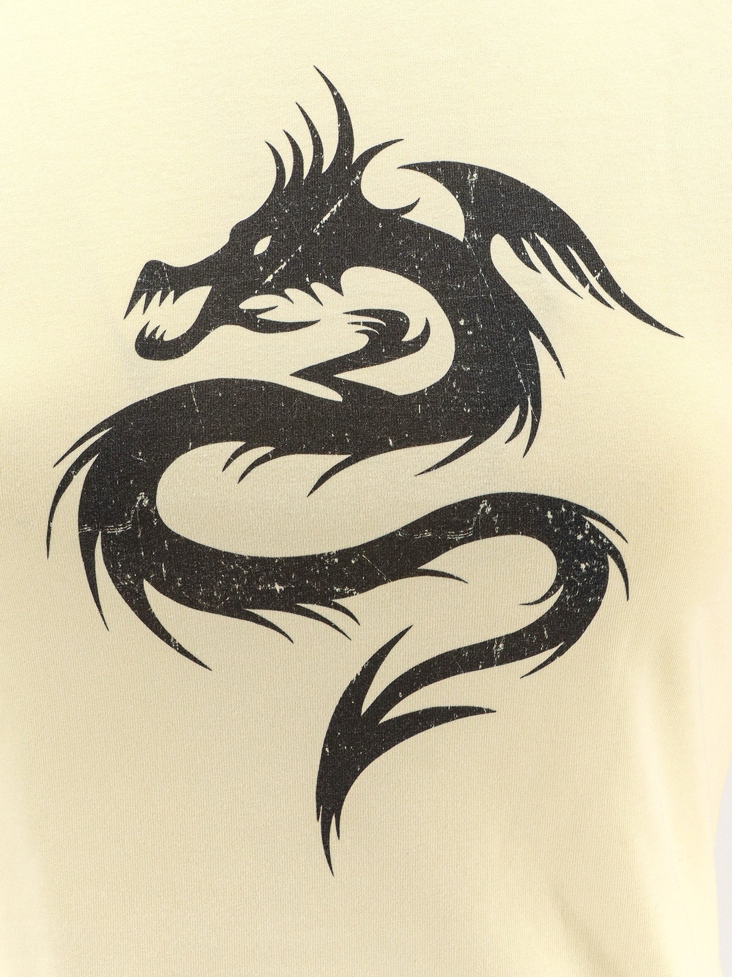 コットン Tシャツ ウィズ ユーズド エフェクト