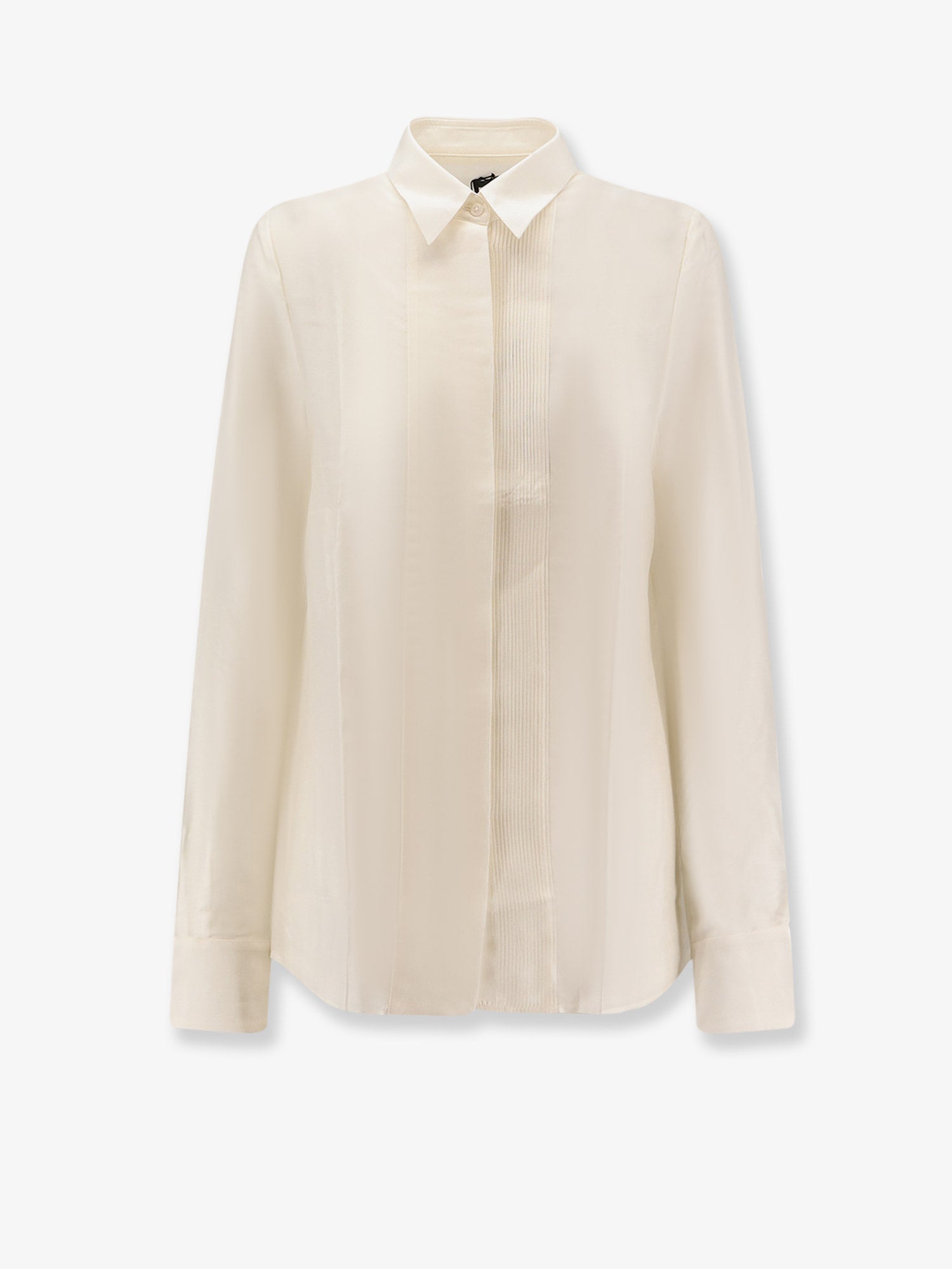 'Bisina Wednesday lyocell, silk and wool shirt'