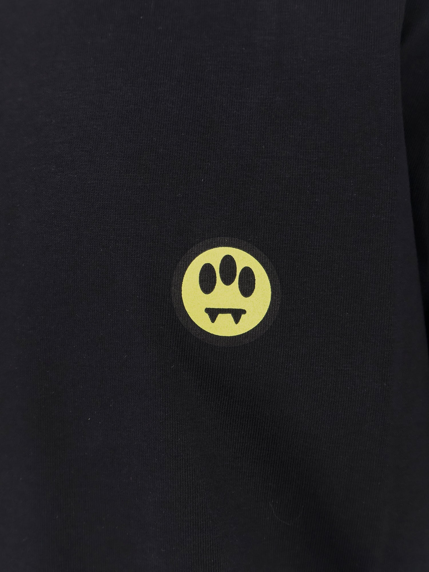 コットン Tシャツ ウィズ フロンタル アンド バック ロゴ プリント