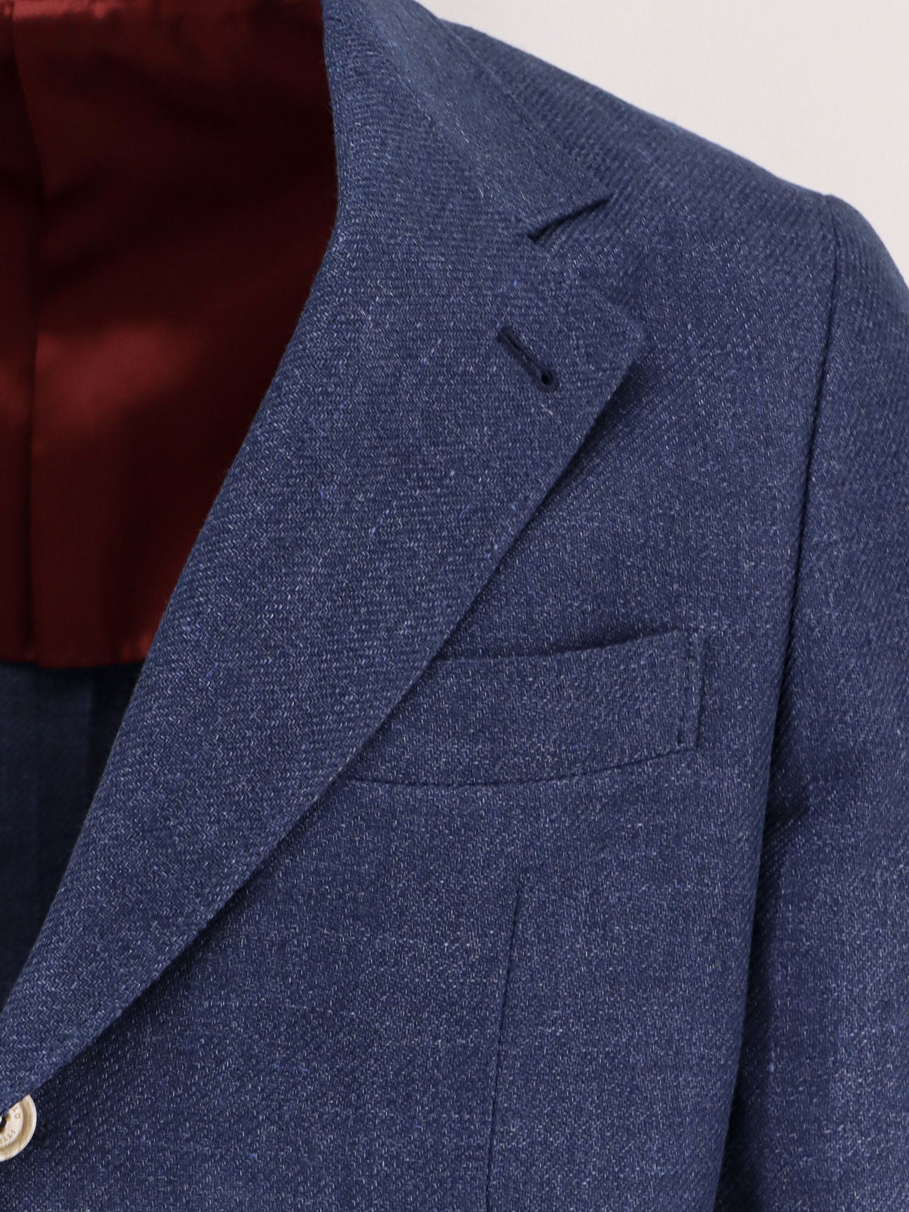 'Linen, wool and silk suit'