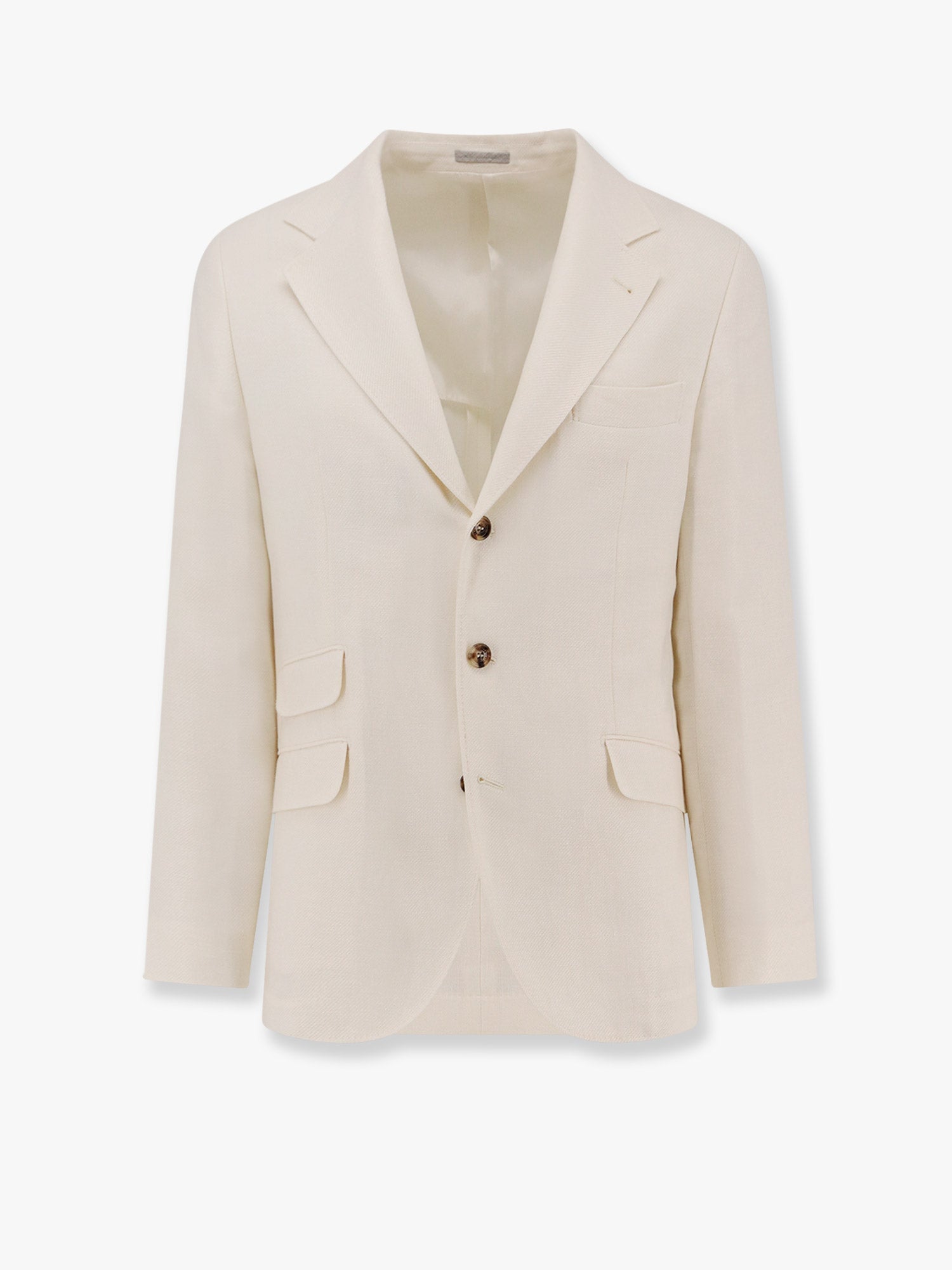 'Linen, silk and wool blazer'