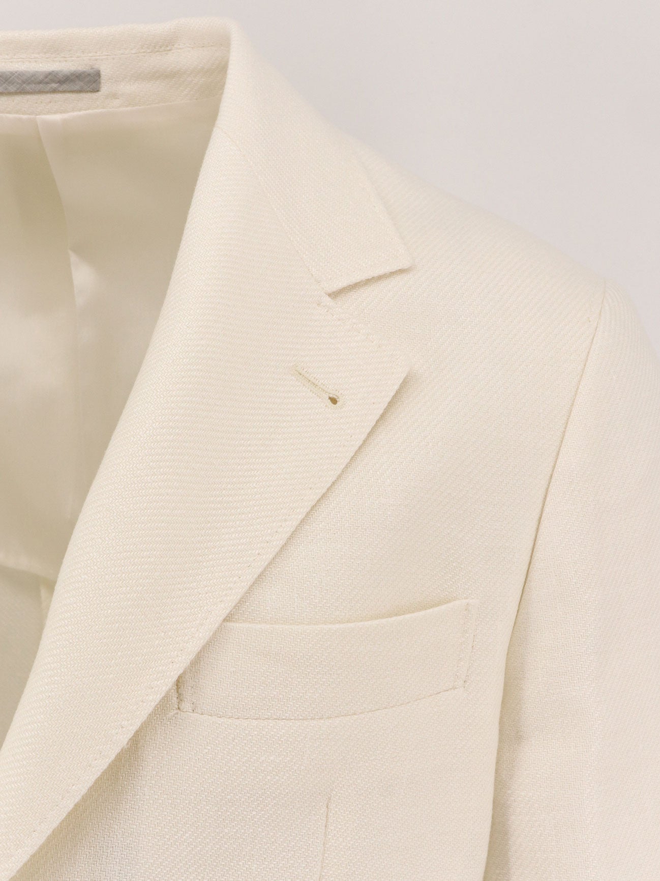 'Linen, silk and wool blazer'